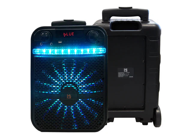 2 MR DJ ACE 15" Portable Speaker with Bluetooth/Rechargeable Battery