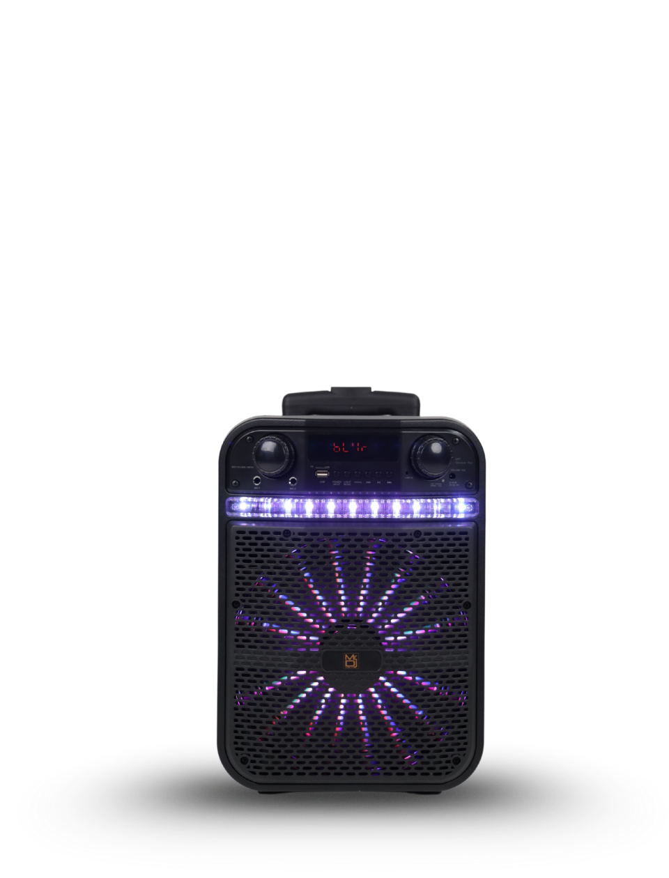 MR DJ AXL 10" Portable Bluetooth Rechargeable Speaker with App Control
