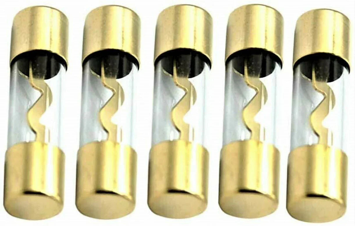 Absolute AGU40-5 40 Amp Gold-Plated AGU Glass Fuse (10 Pack)