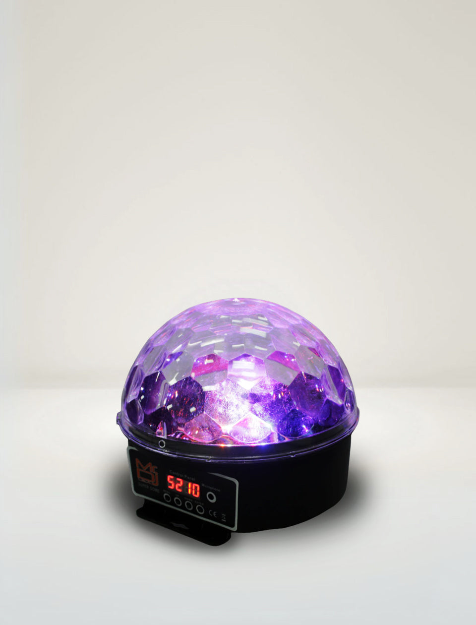 MR DJ PARTYDOME LED Crystal Magic Ball DJ Strobe Light 6 LED 6 Colors Sound Activated DMX512