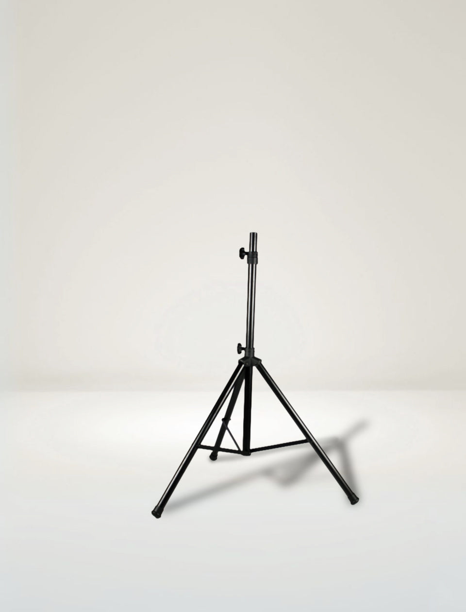 MR DJ SS650PKG Universal Folding Tripod PRO PA DJ On Stage Speaker Stand & Carrying Bag on display.