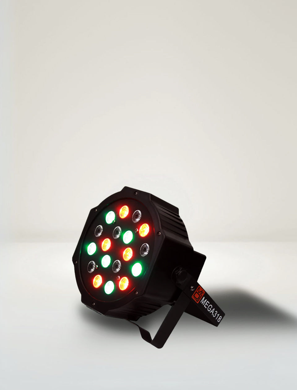 MR DJ MEGA318 18X3W RGBW Slim Flat Par Wash Disco DJ Party Club Stage Show Lighting