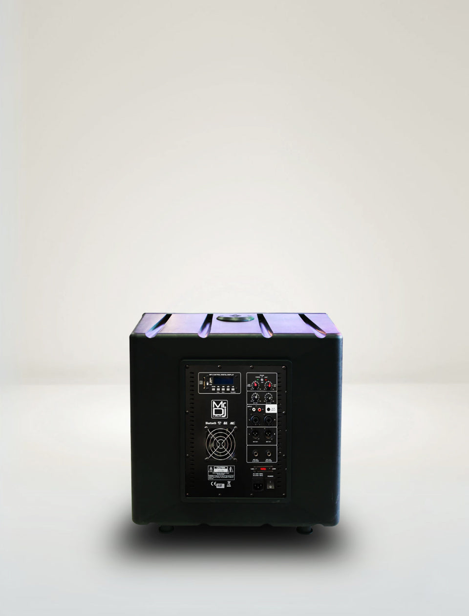 MR DJ PROSUB15BT 15" 5400W PA DJ Club Powered Active Subwoofer with 2 Speaker Output