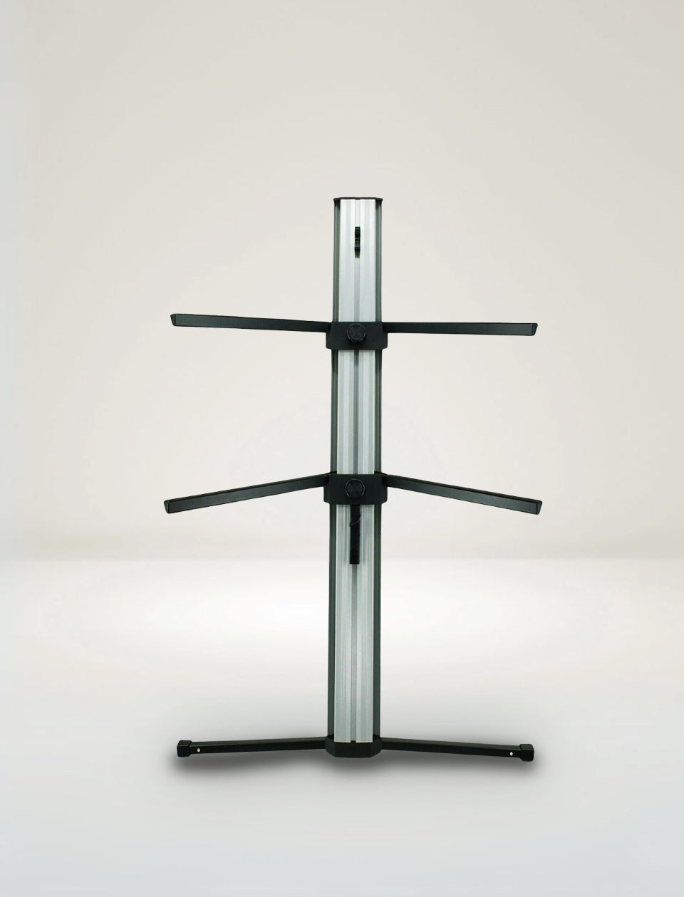 MR DJ KS1000S Column Keyboard Stand | 2-Tier Music Keyboard Stand