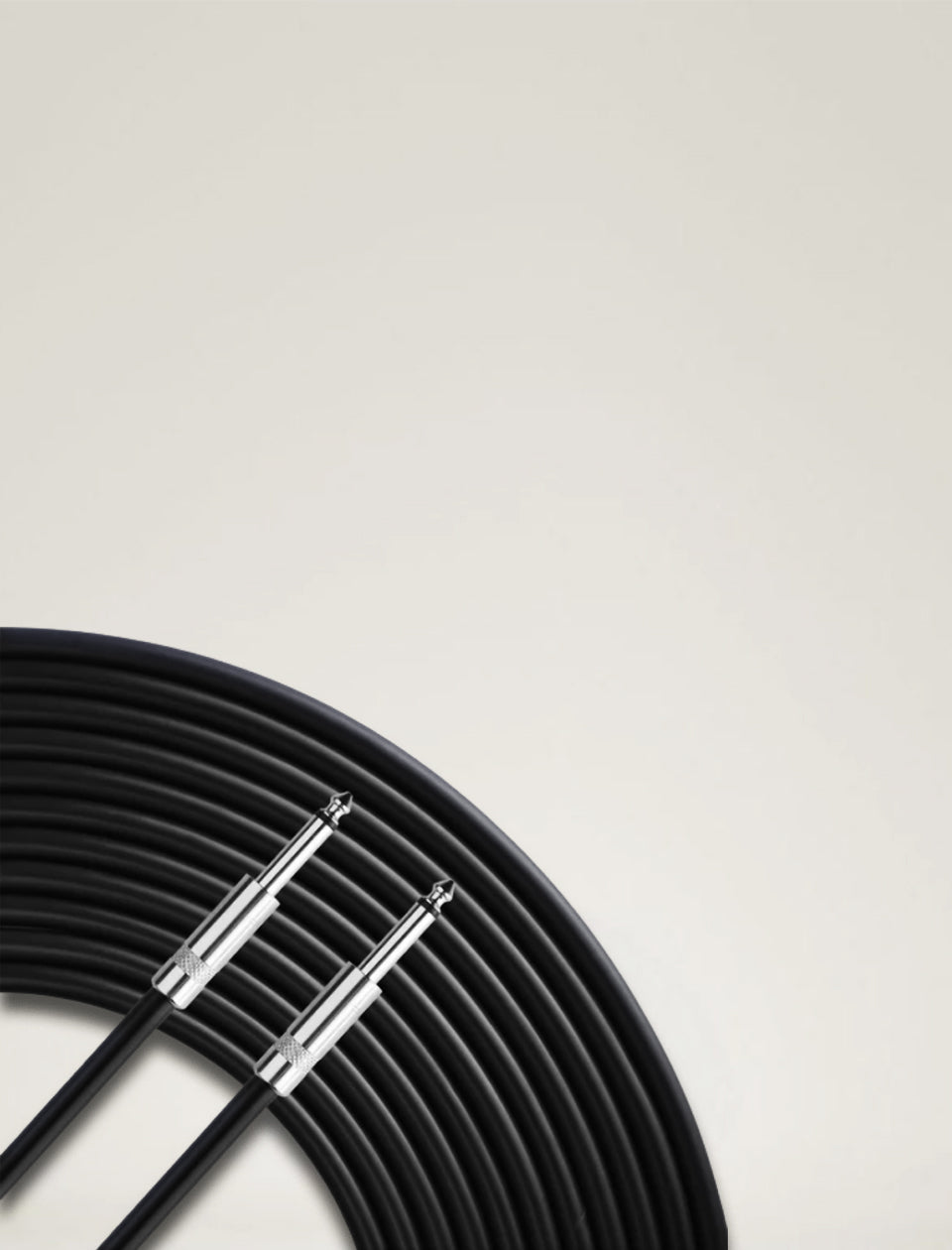 MR DJ CQQ25 25' Pro PA DJ Karaoke 1/4" Male to 1/4" Male Mono Audio Amp Patch Cords Speaker Wire PA Cable