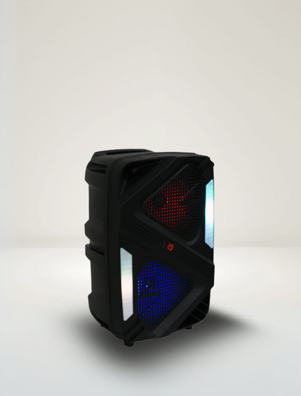 MR DJ BRAVO Dual 6.5" Portable PA DJ Active Powered Bluetooth TWS Speaker 1000 Watts LCD/MP3/USB/micro SD
