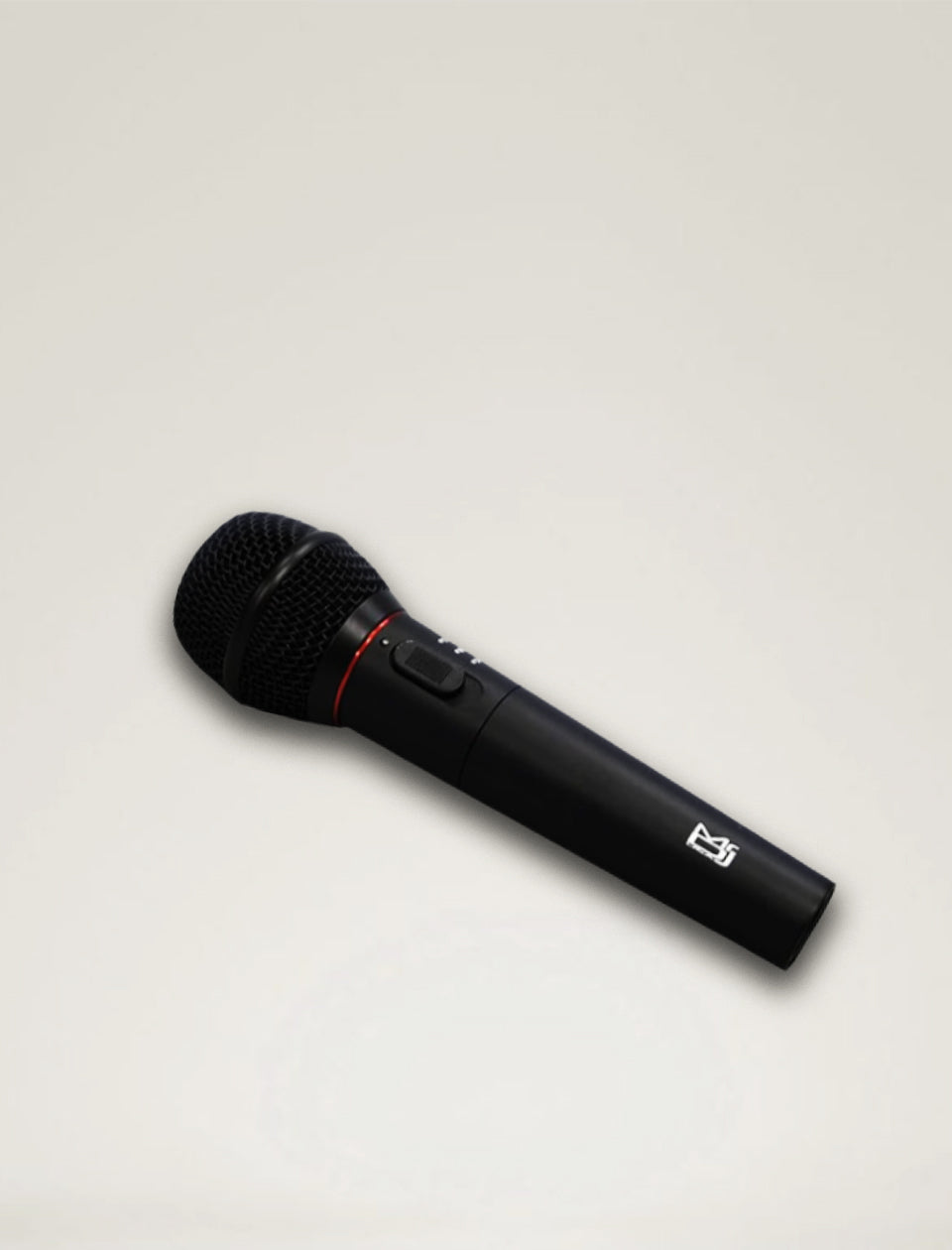 MR DJ MIC1000 Dual Function Wireless/Wired Black Handheld Microphone System