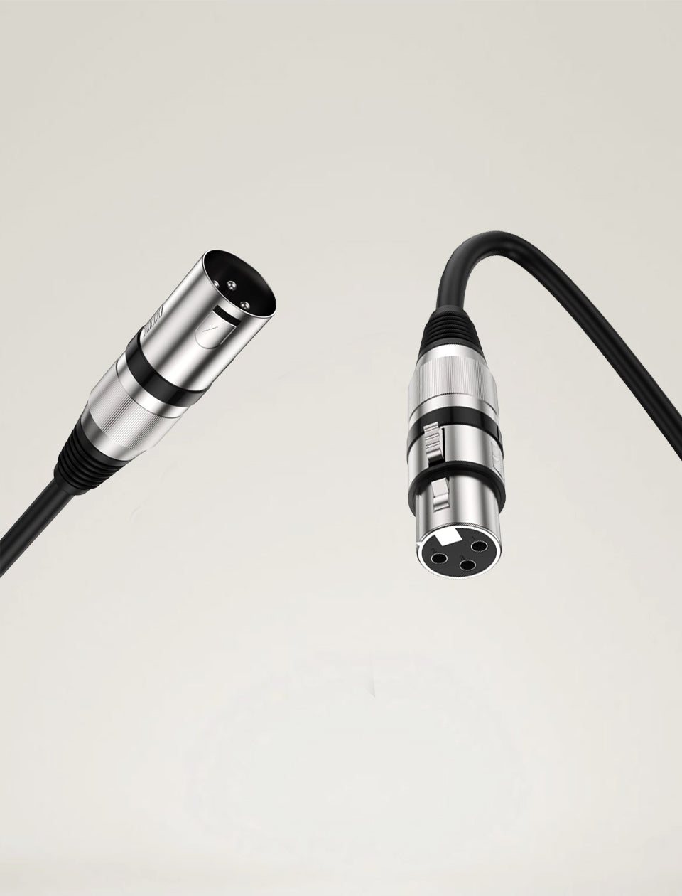 MR DJ CXMXF6 6' XLR Male to XLR Female Microphone Balanced Instrumental Dj XLR Interconnect Cable