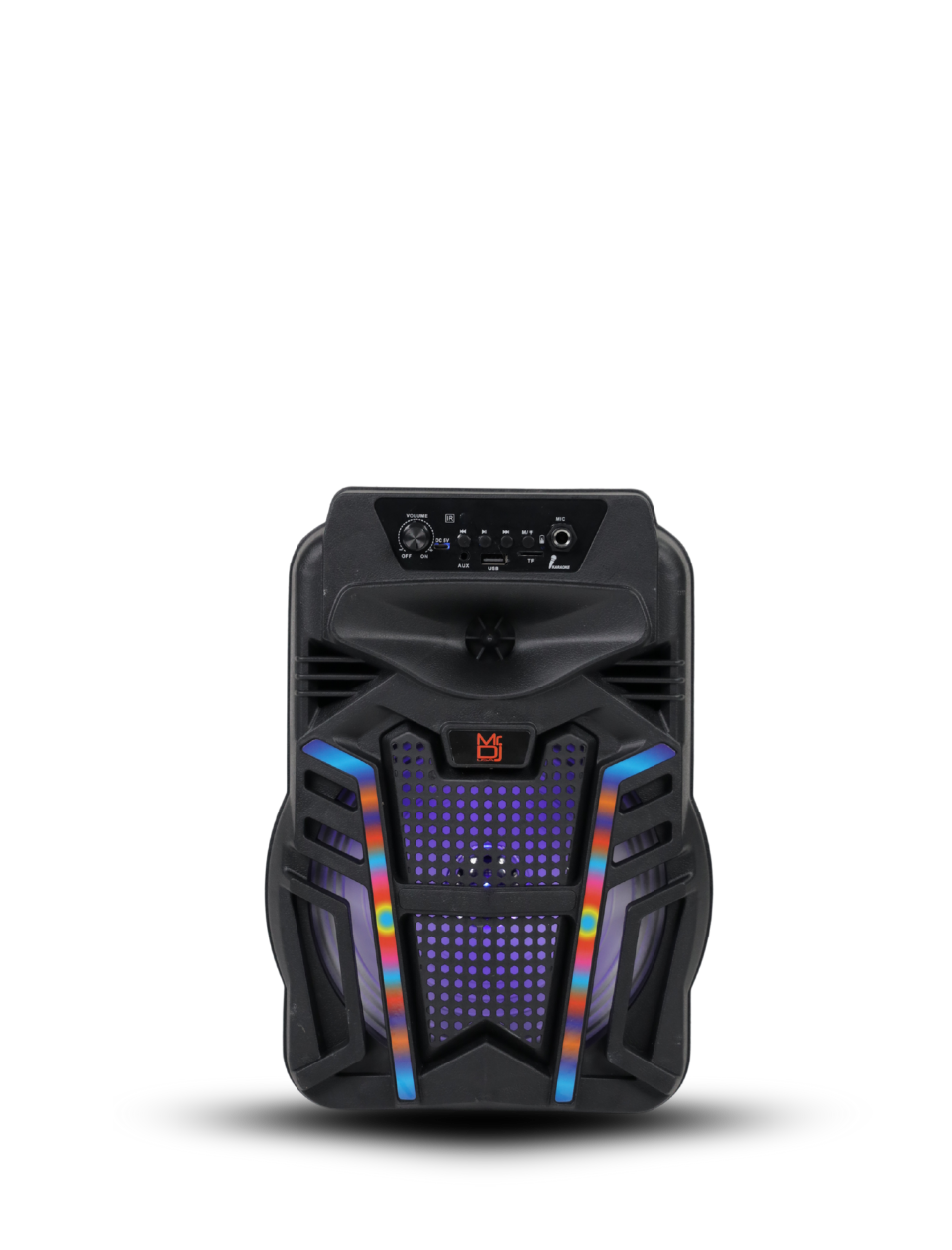 MR DJ BOSTON 8" Portable Active Powered Bluetooth TWS Speaker with 2000 Watts MP3/USB/micro SD