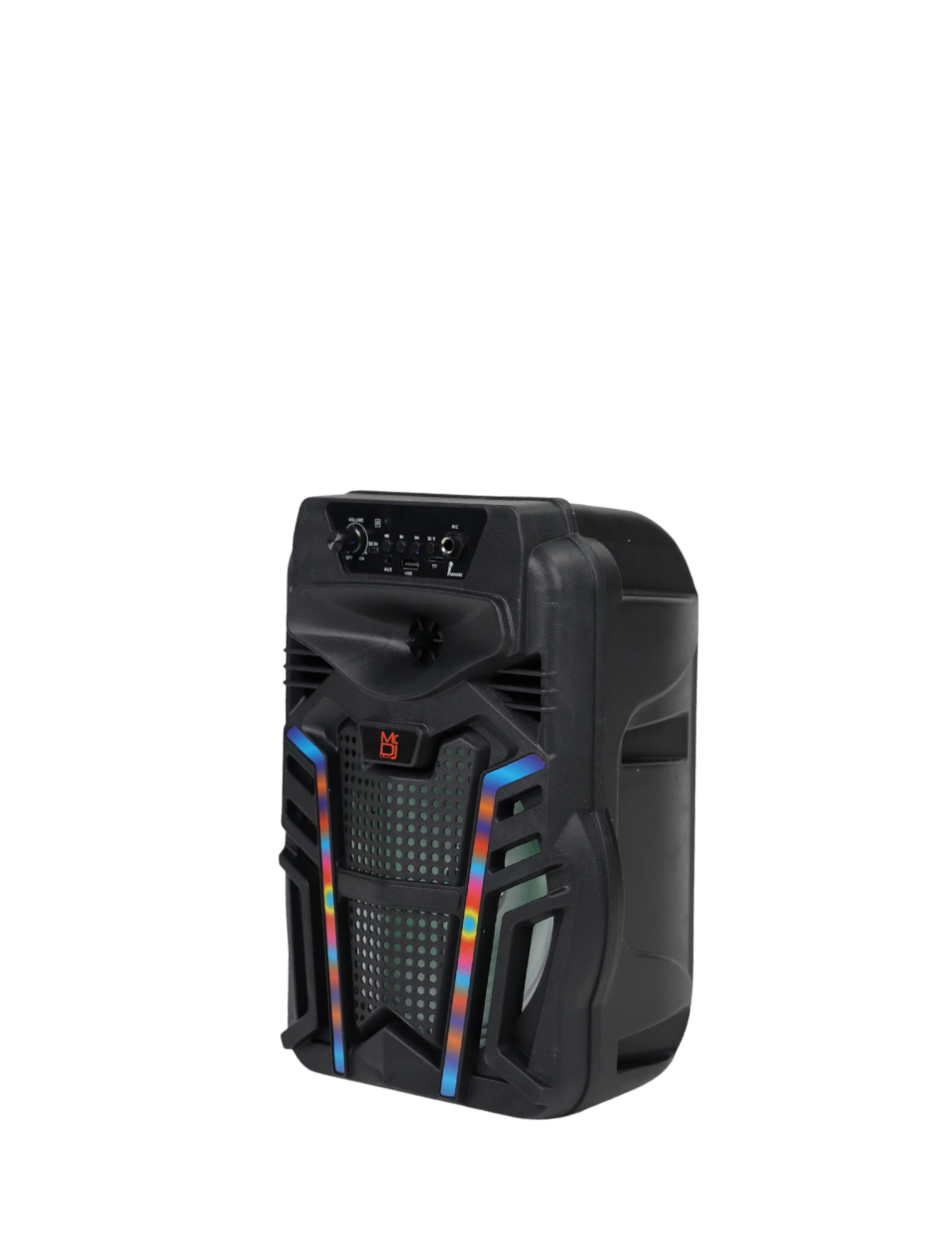 MR DJ BOSTON 8" Portable Active Powered Bluetooth TWS Speaker with 2000 Watts MP3/USB/micro SD