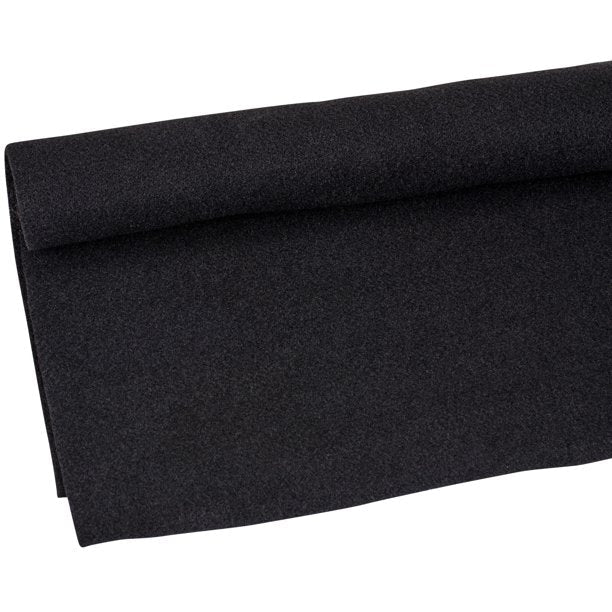 Absolute C150BK 150' x 4' Black Carpet for Speaker Sub Box Carpet RV Boat Marine Truck Car Trunk Liner PA DJ Speaker Box Upholstery Liner Carpet