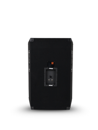 Black speaker on a white background