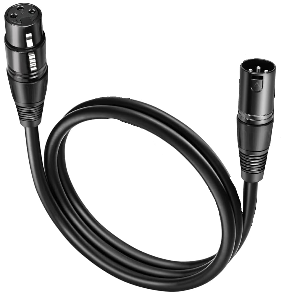 2 MR DJ CXMXF25 25' XLR Male to XLR Female Microphone Balanced Instrumental Dj XLR Interconnect Cable