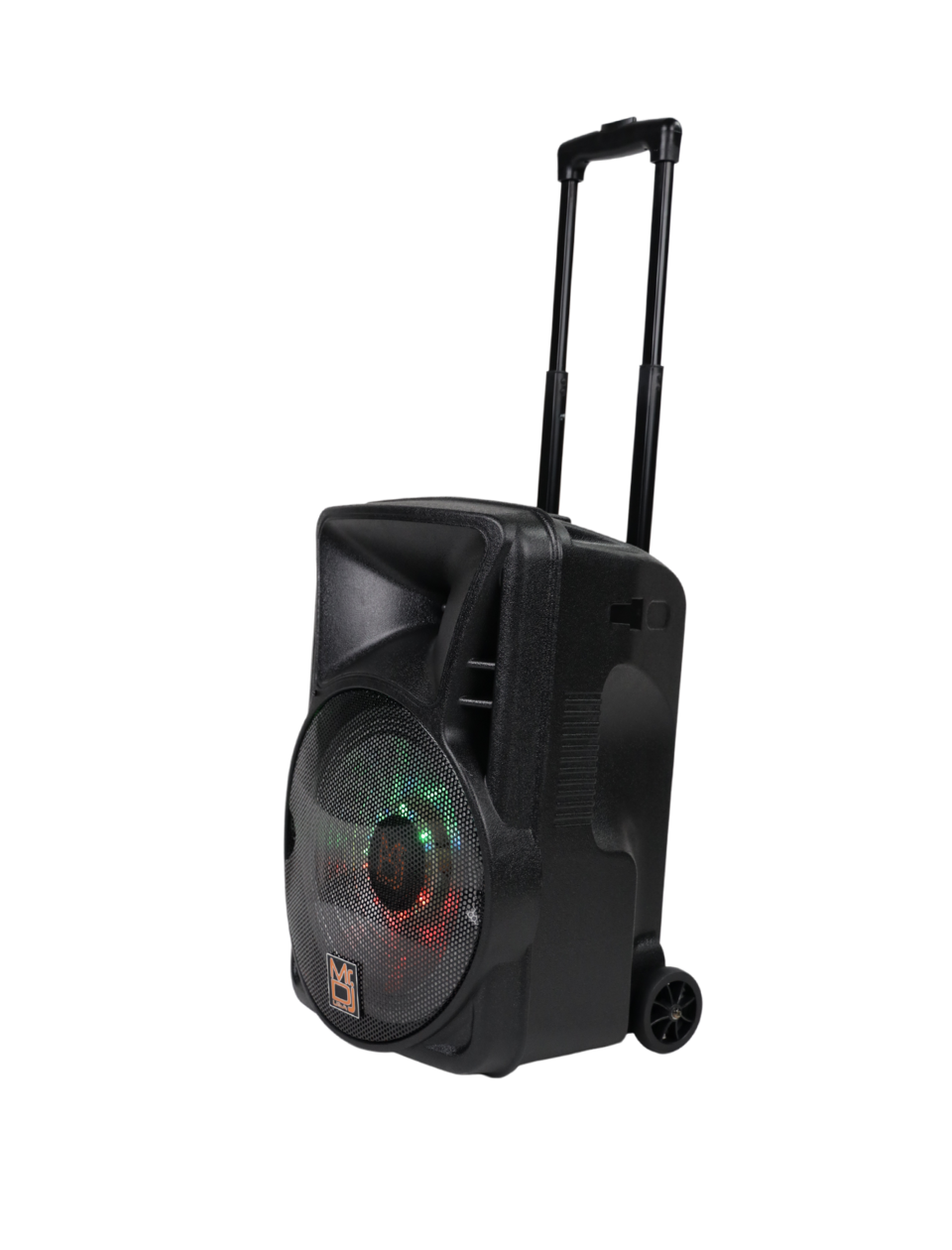 MR DJ DJ12BAT+ 12" Portable Trolley PA DJ Active Powered Bluetooth TWS Speaker 3000W LCD/MP3/USB/SD