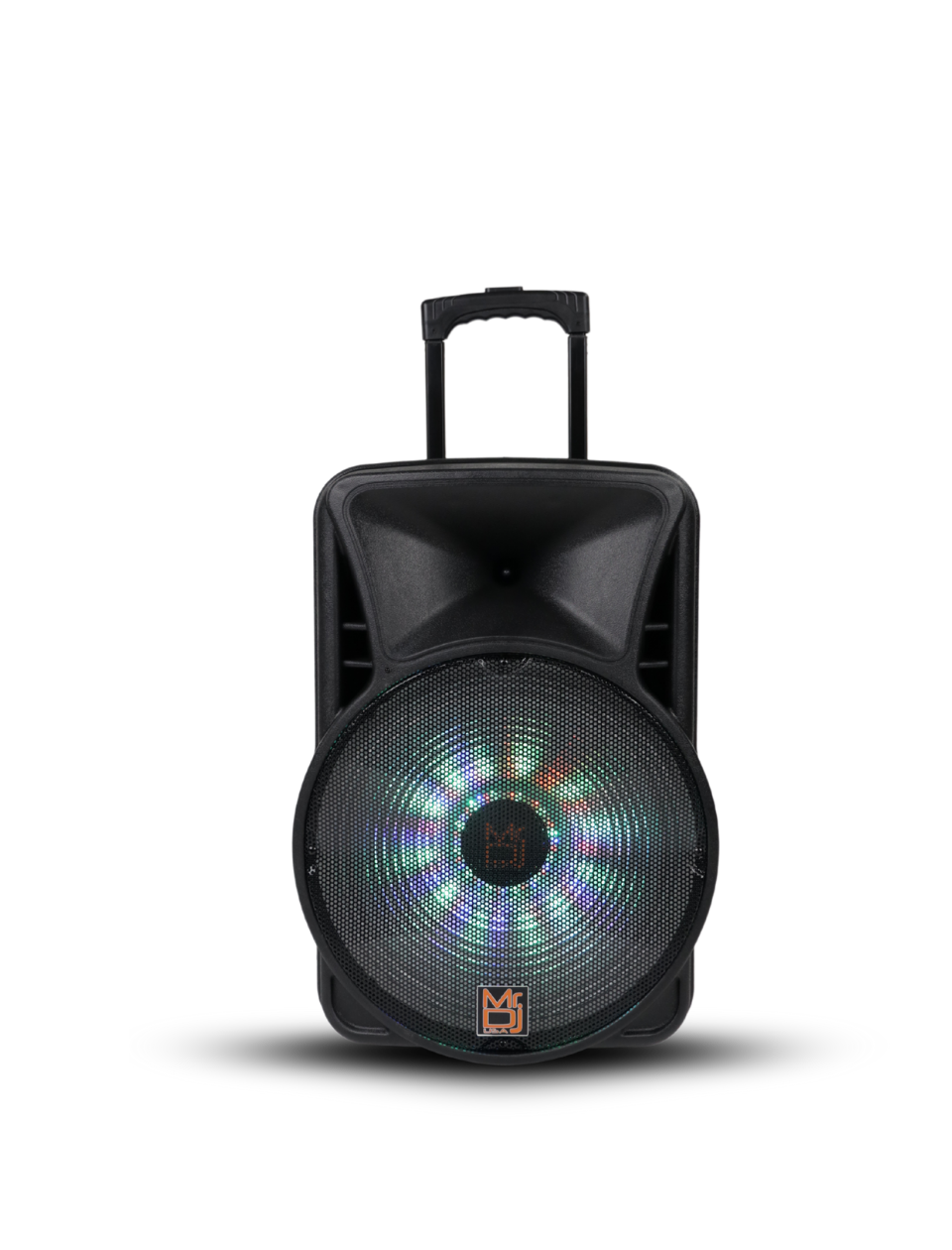 MR DJ DJ15BAT+ 15" Portable Trolley PA DJ Active Powered Bluetooth TWS Speaker 3500W LCD/MP3/USB/SD