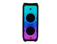 MR DJ FLAME5500LED+ 5500W Dual 12” Bluetooth Rechargeable Party Speaker Flame LED Lights 2 Wireless Mic Portable DJ PA System