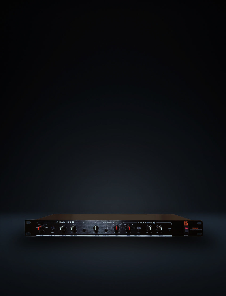 MR DJ DXO200 PRO PA DJ Club Stereo 2 Way Plus Subwoofer Crossover