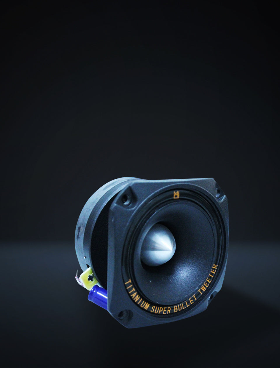 MR DJ HDT700B 3.5" 500W Black Titanium Super Bullet Tweeter