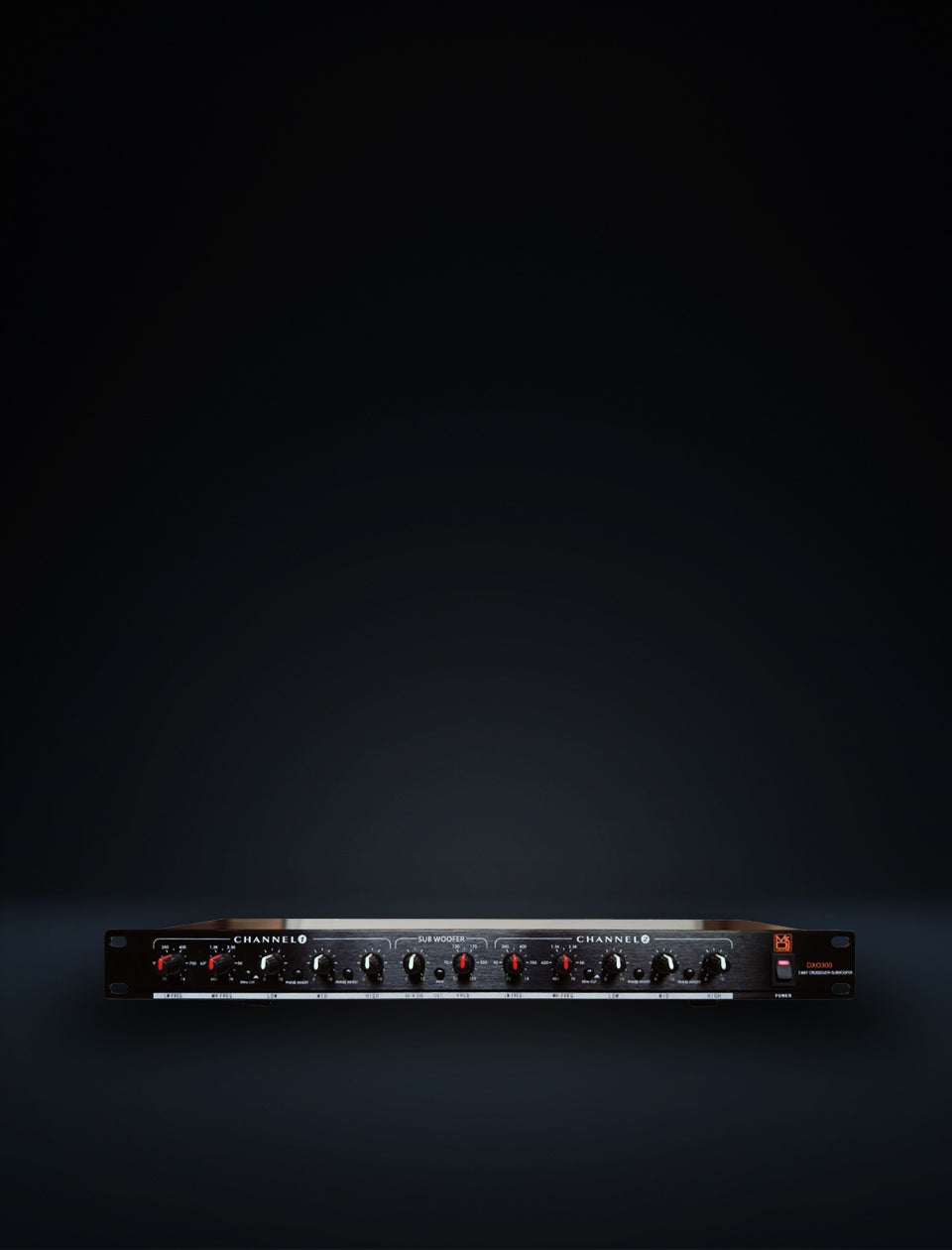 MR DJ DXO300 PRO PA DJ Club Stereo 2/3 Way Plus Subwoofer Crossover