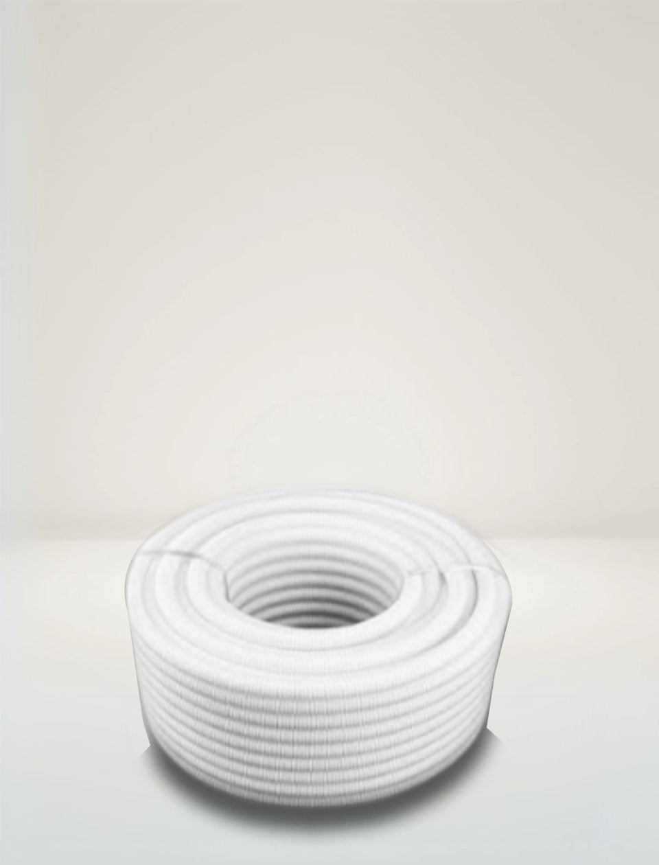 MR DJ DSLT14WH 100' 1/4" 6.35mm White Split Wire Loom Conduit Tubing Sleeve Tube