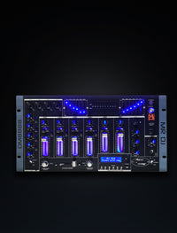 MR DJ DM8888 6-Channel Audio Mixer with LED controls and wireless features for professional DJ setups.
