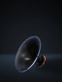 MR DJ TE030 12" Round 300W PRO  Peizo Compression Horn Tweeter