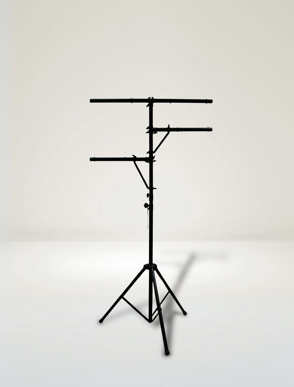 MR DJ LS-300 Heavy-Duty DJ Light Stand w/ Two Fixture Arms & T-Bar
