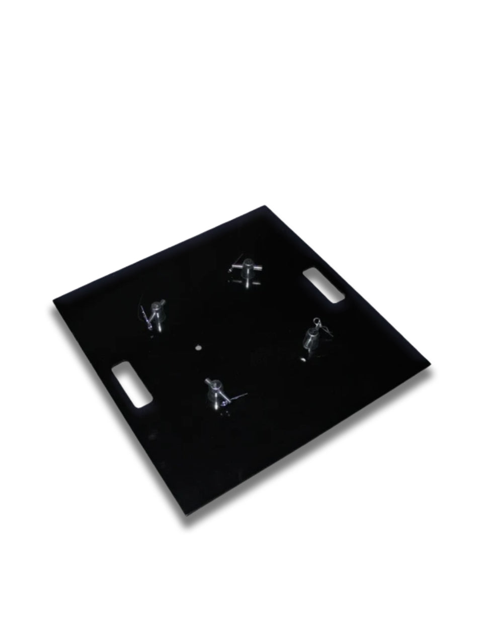 MR TRUSS BP2424B Universal Steel Base Plate 24" x 24" for 12" Square Truss