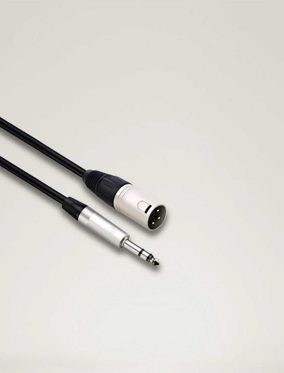 MR DJ CQSXM100 100' Pro PA DJ Karaoke XLR Male to 1/4" TRS Stereo Male Plug Audio Balanced Microphone Cable