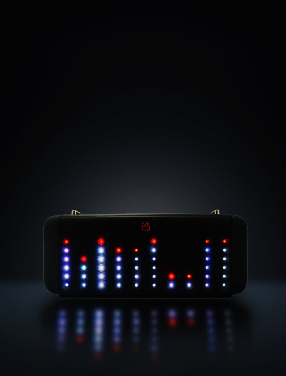 MR DJ SOUL Double 4" Portable Power Active Bluetooth Rechargeable LED Light Speaker