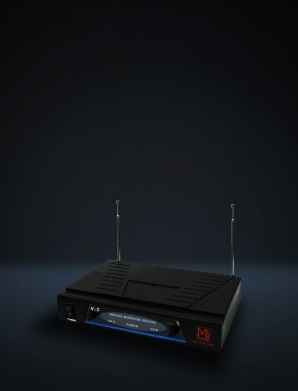 MR DJ MICVHF3200 Wireless Dual Handheld design Microphone System