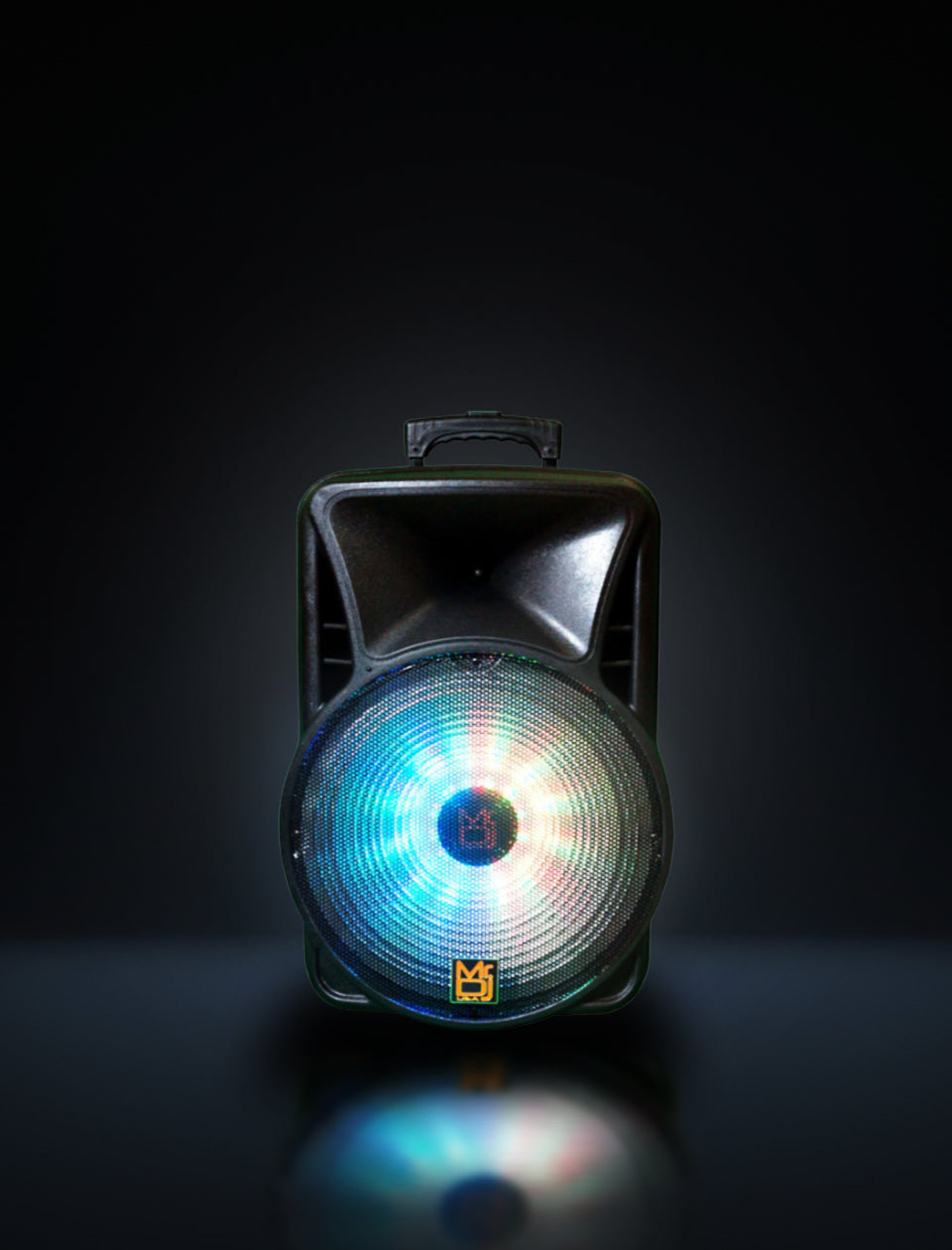 MR DJ DJ18BAT+ 18" Portable Trolley PA DJ Active Powered Bluetooth TWS Speaker 5000W LCD/MP3/USB/SD