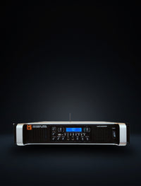 MR DJ AMP2000DSP 2Ch Class AB 2000W PA DJ Power Amplifier Onboard DSP Bluetooth USB front view