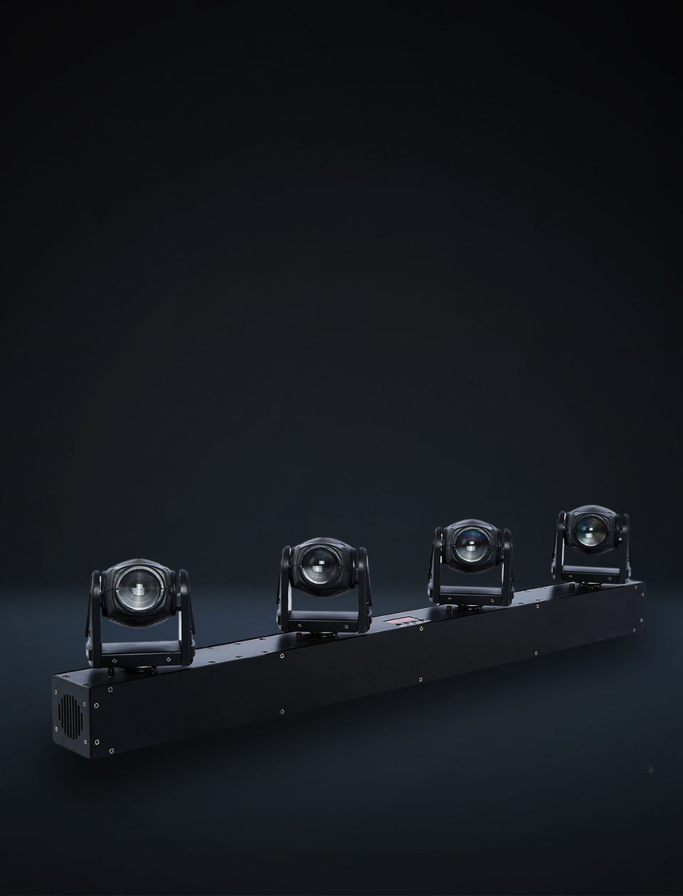 MR DJ QLMH400 150W 4-Head RGBW LED Beam Moving Head Bar Strobe Light Spot Stage Lighting