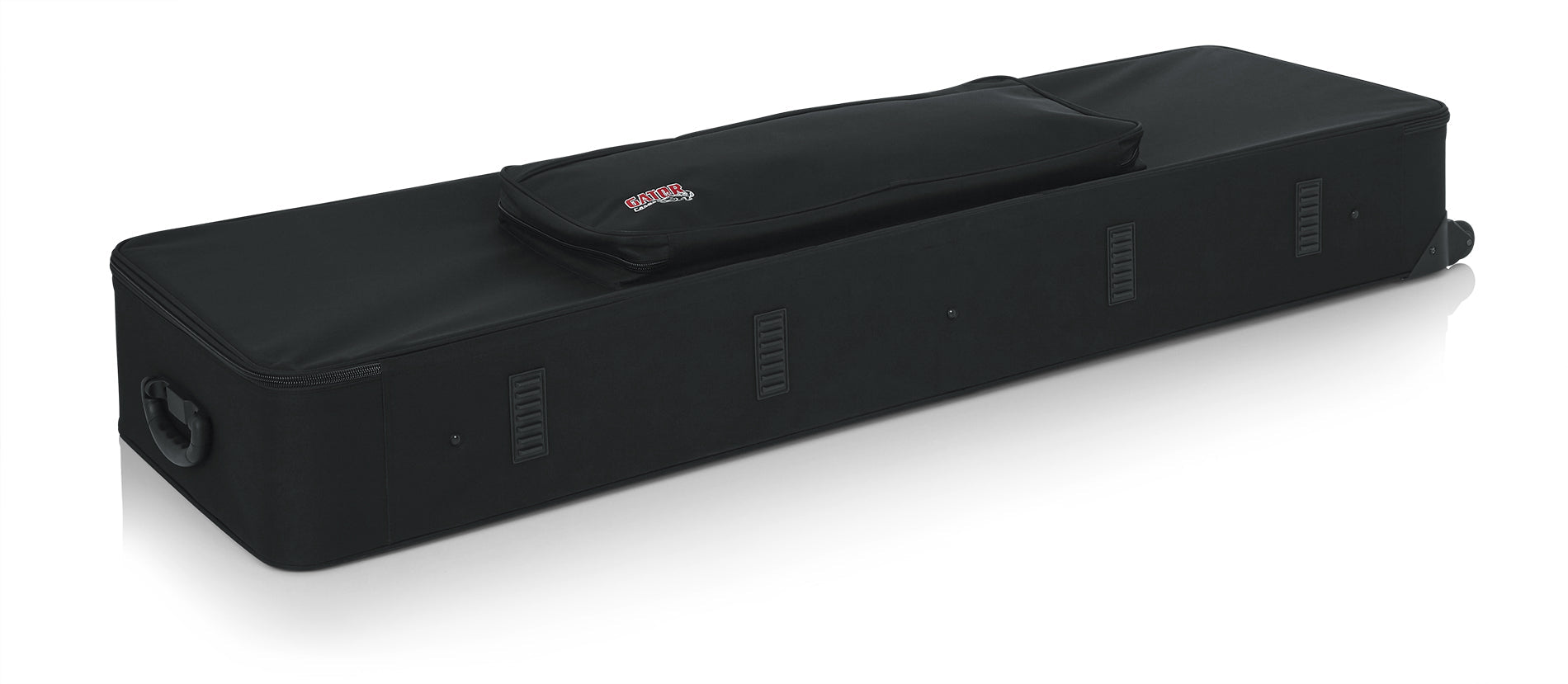 Gator Cases GK-88 XL Rigid Lightweight Case w/ Wheels for Extra Long 88-Note Keyboards