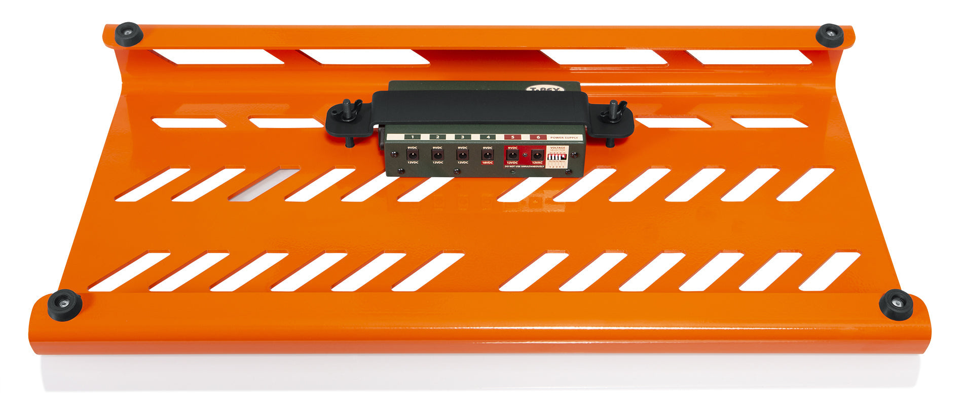 Gator Cases  GPB-BAK-OR Orange Aluminum Pedal Board - Large w/ Carry Bag