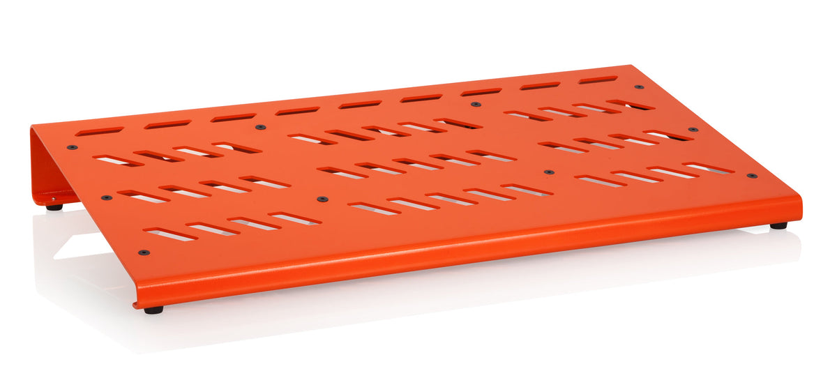 Gator Cases GPB-XBAK-OR Orange Aluminum Pedal Board - XL w/ Carry Bag