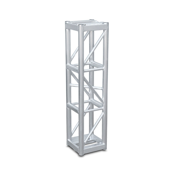 Galaxy Stage GS-1204 4' Long 12" Box Truss with Bolts Professional 12" Square Aluminum Truss Section