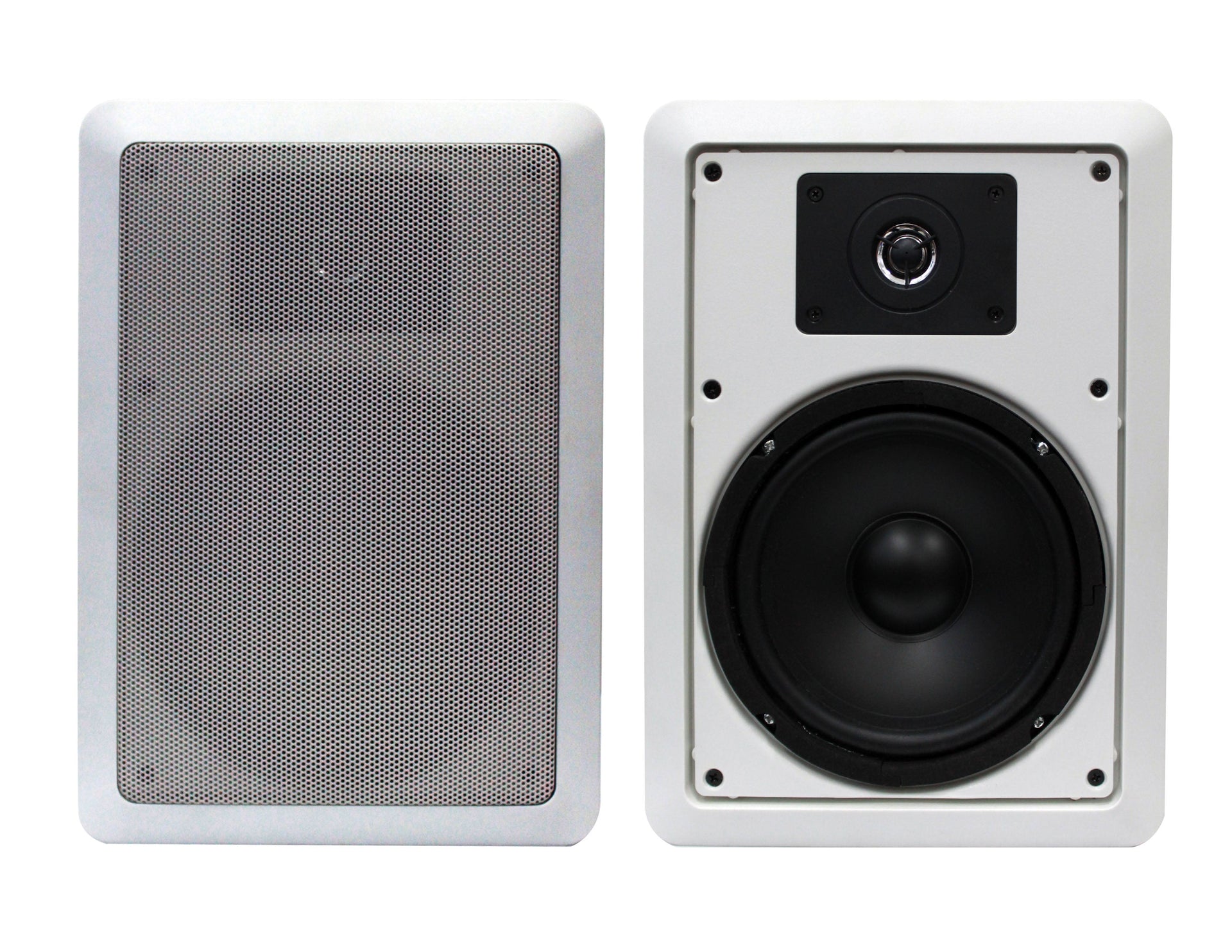 2 Absolute HCS605 6.5" 8 Ohm 2-Way Rectangle Mount In-Ceiling Speakers