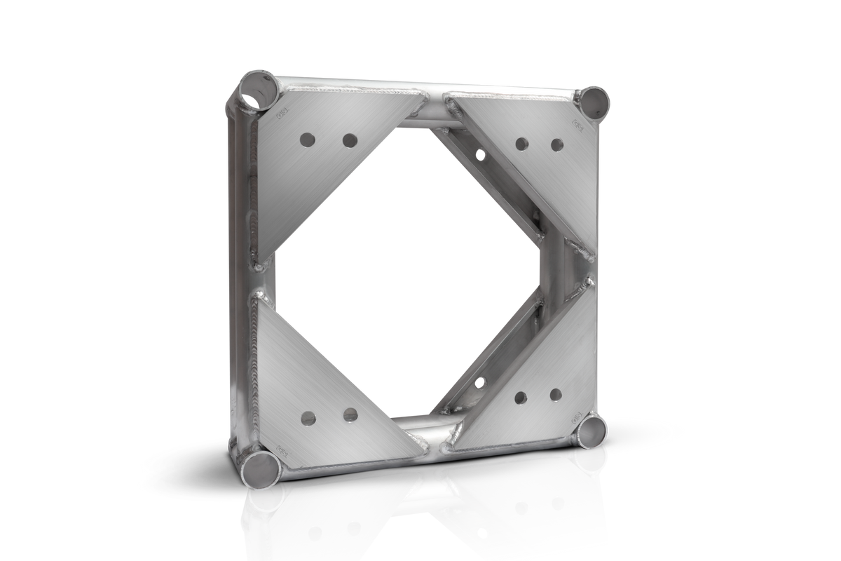 Galaxy Stage GS-20206 6" Long 20.5" x 20.5" Spacer – Heavy-Duty Aluminum Truss Spacer with Bolt Connections
