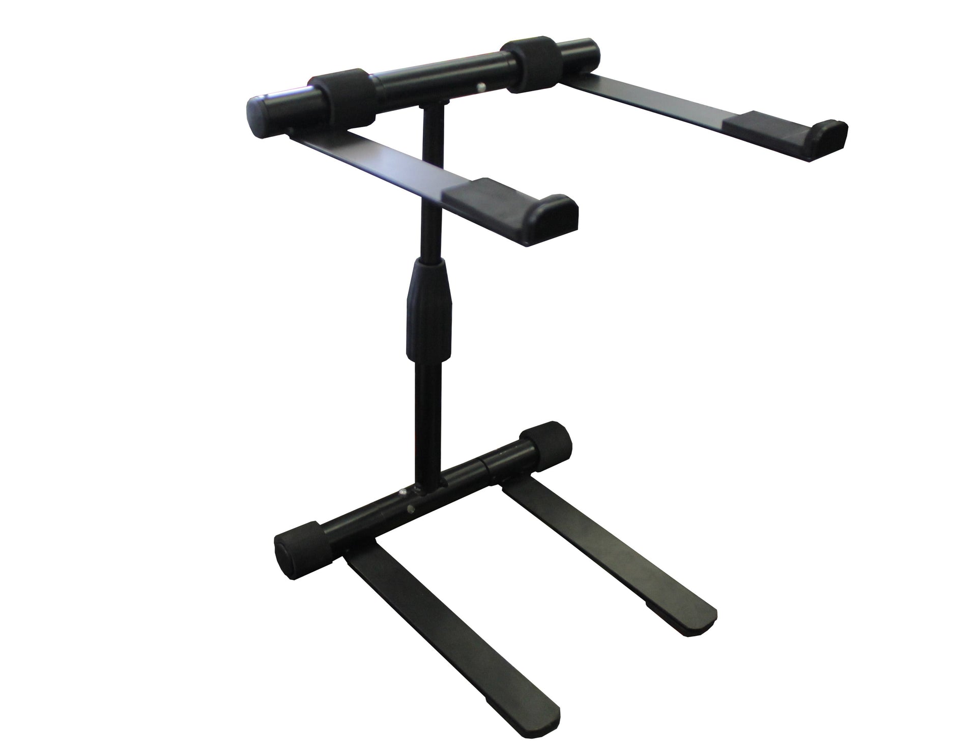 MR DJ LTS200 Laptop Computer Stand Black Mobile Disc Jockey PC Table