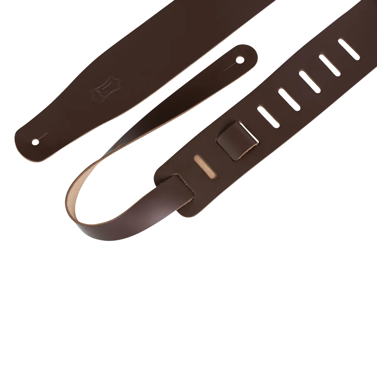 Levy's Leathers M26-DBR Chrome-Tan Leather Guitar Strap - Dark Brown