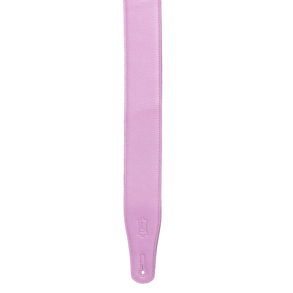 Levy's Leathers M26GFP-PNK Pastel Series Garment Leather Guitar Strap - Orchid