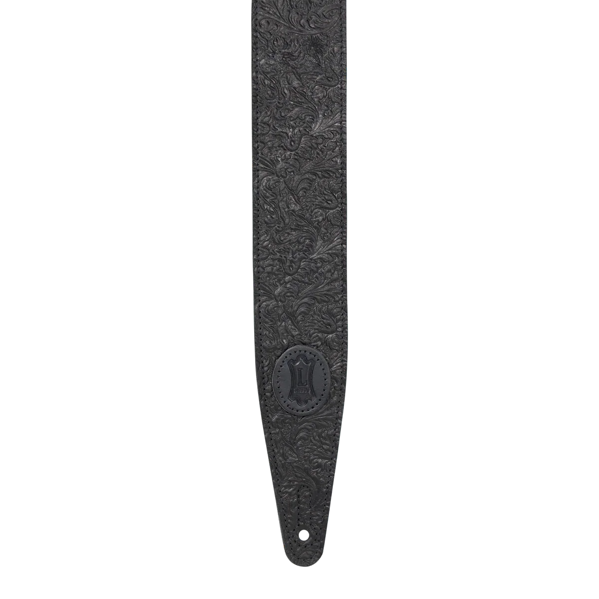 Levy's Leathers M317FCL-BLK Florentine Series Leather Guitar Strap - Black