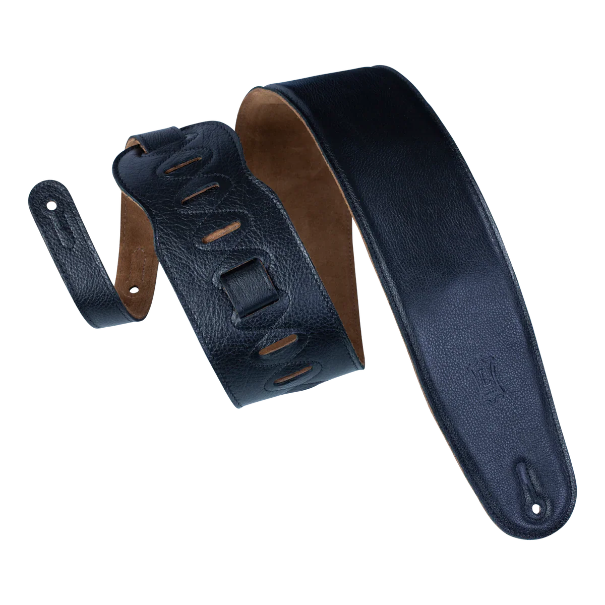 Levy's Leathers M4GF-XL-BLK Guitar Strap - Black Garment