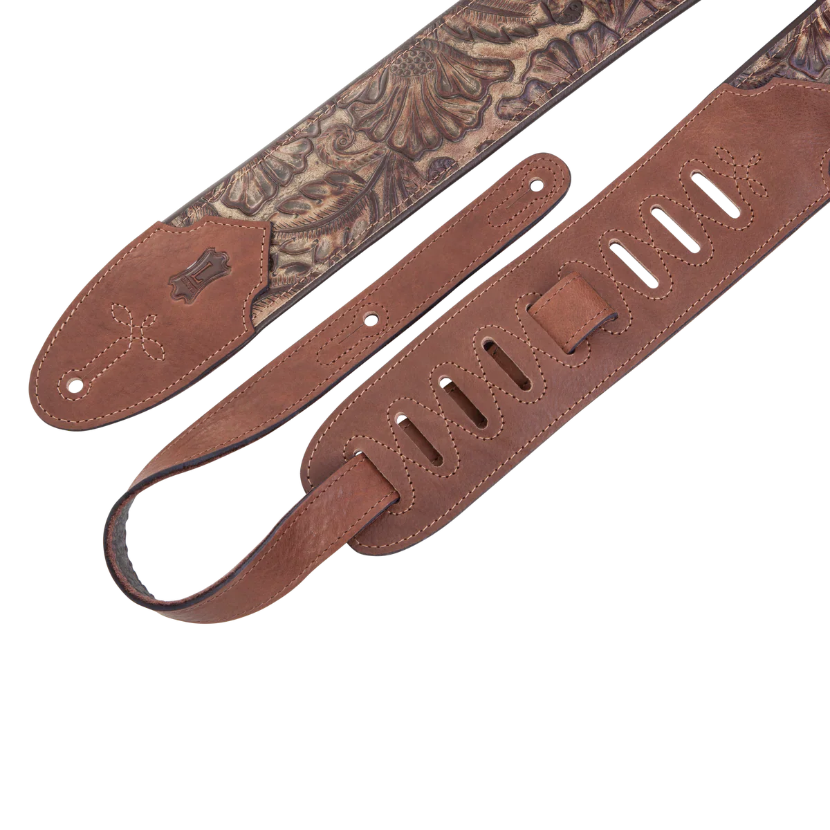 Levy's Leathers M4WP-002 Sundance Series 3" Wide Embossed Leather Guitar Strap
