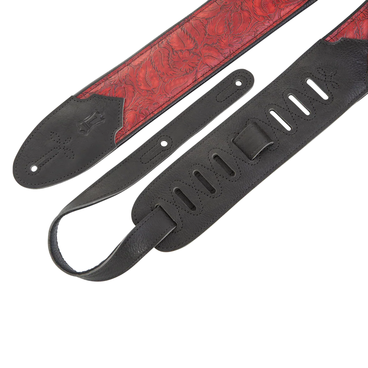Levy's Leathers M4WP-003 Sundance Series 3" Wide Embossed Leather Guitar Strap