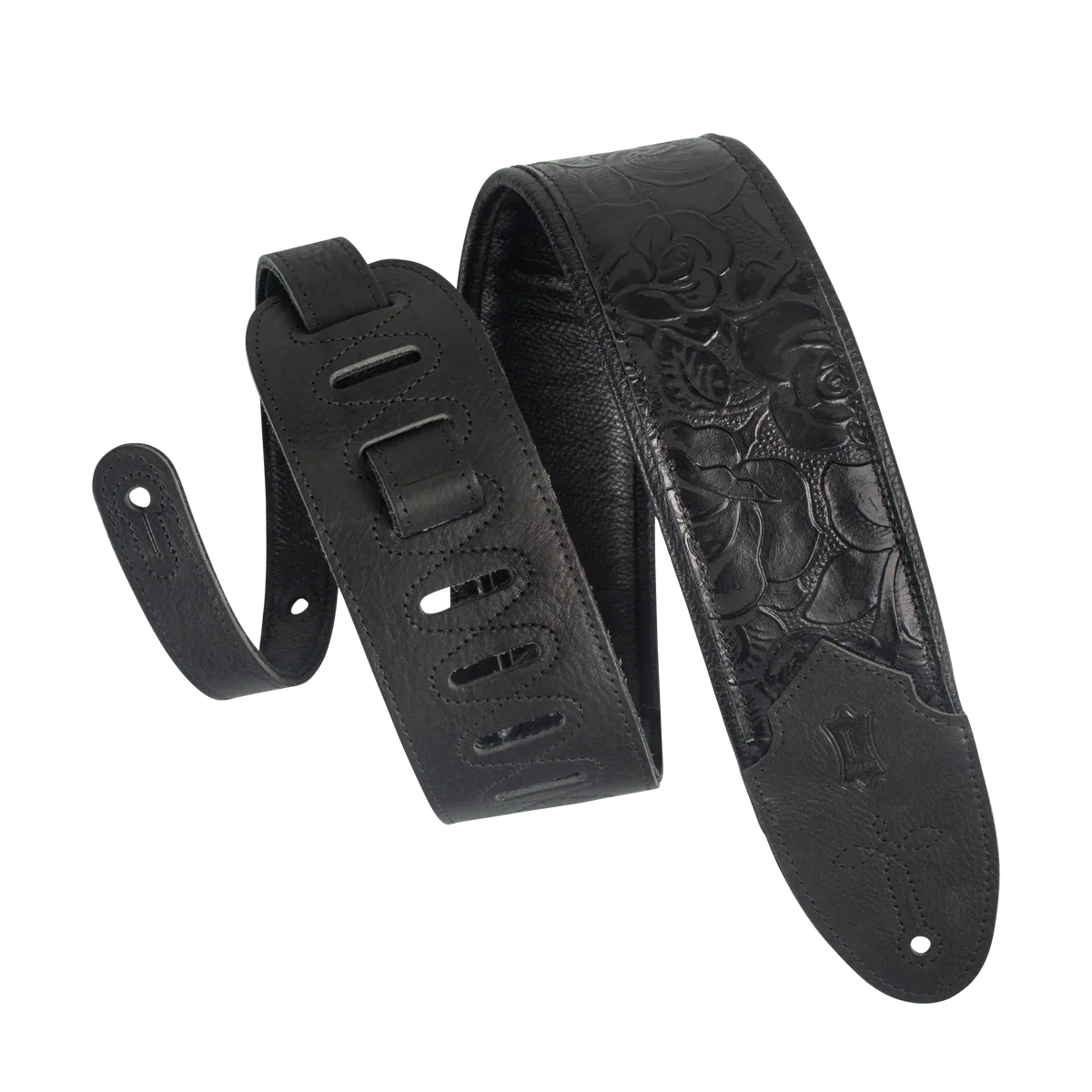 Levy's Leathers M4WP-007 Sundance Series 3" Wide Embossed Leather Guitar Strap