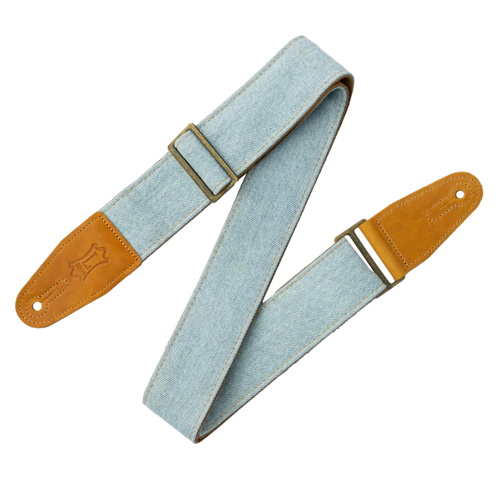 Levy's Leathers M7DM-LTB Denim Series 2" Wide Guitar Strap