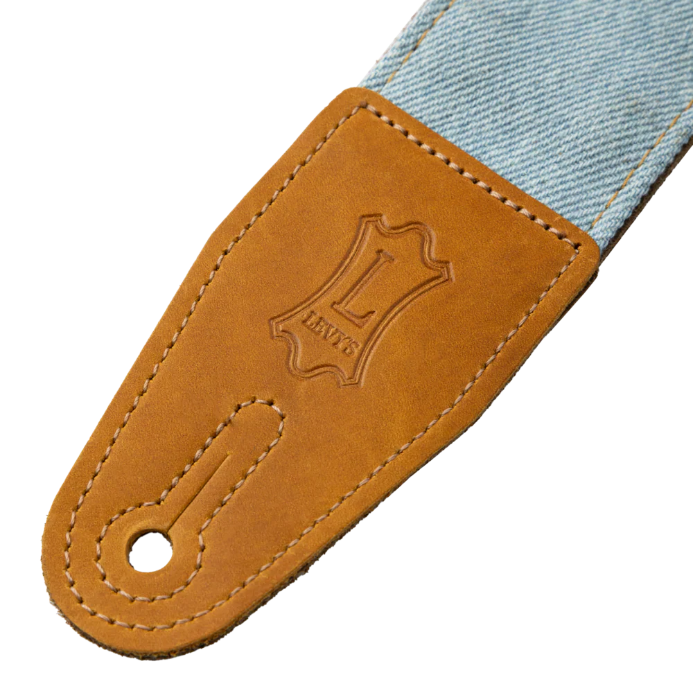 Levy's Leathers M7DM-LTB Denim Series 2" Wide Guitar Strap